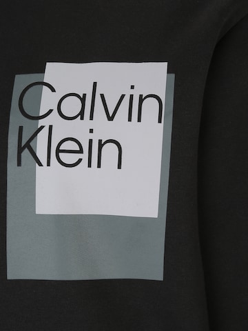 Calvin Klein Big & Tall Μπλούζα φούτερ σε μαύρο