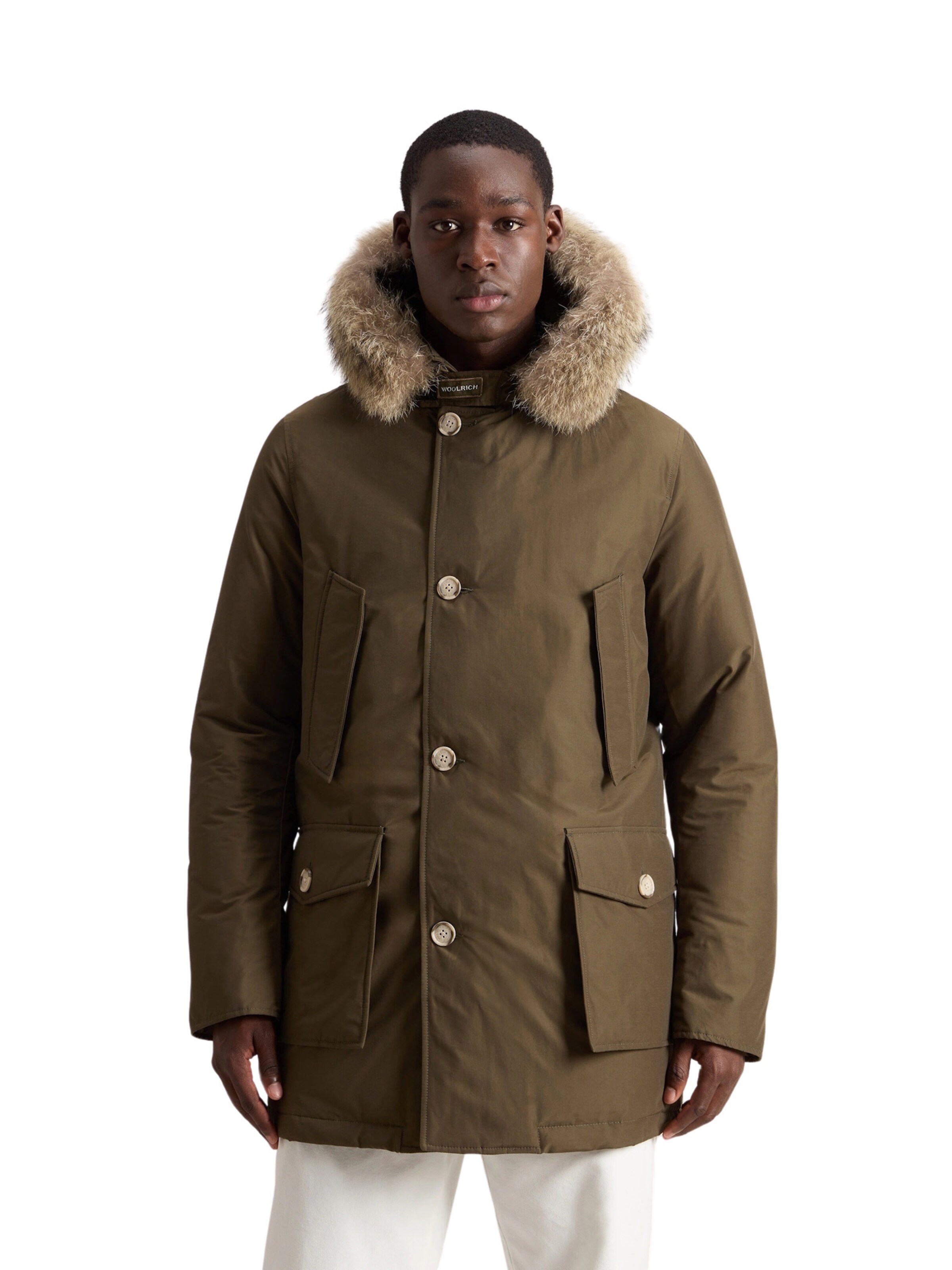 Woolrich Parka 'Arctic' in Grün: Vorderseite