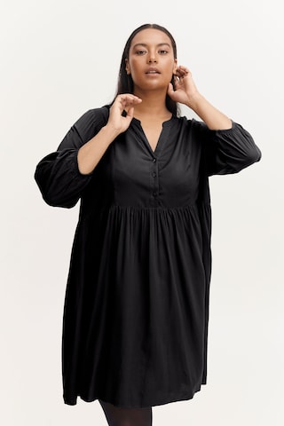 Fransa Dress 'SOFTY' in Black: front