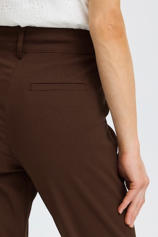 b.young - Slimfit Calças chino 'BYDIXI' em castanho
