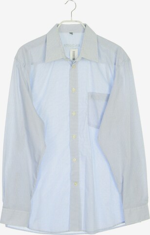 ROYAL CLASS Button Up Shirt in L in Blue: front