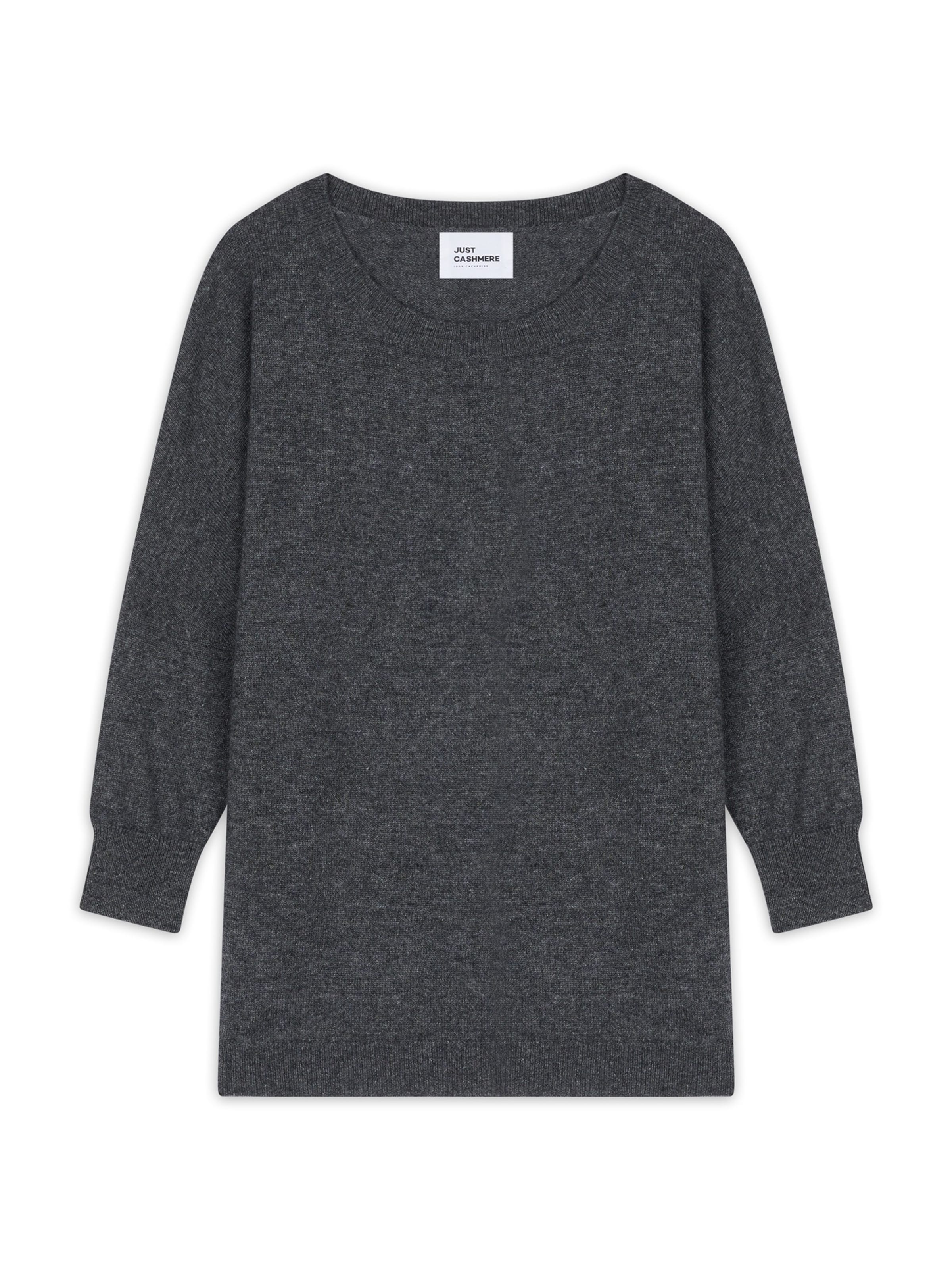 Pulover &#x27;REBECCA&#x27; de la JUST CASHMERE pe gri: față