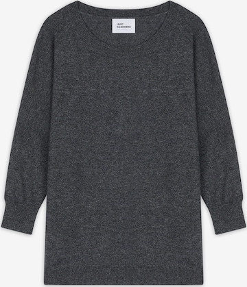pilka JUST CASHMERE Megztinis 'REBECCA': priekis