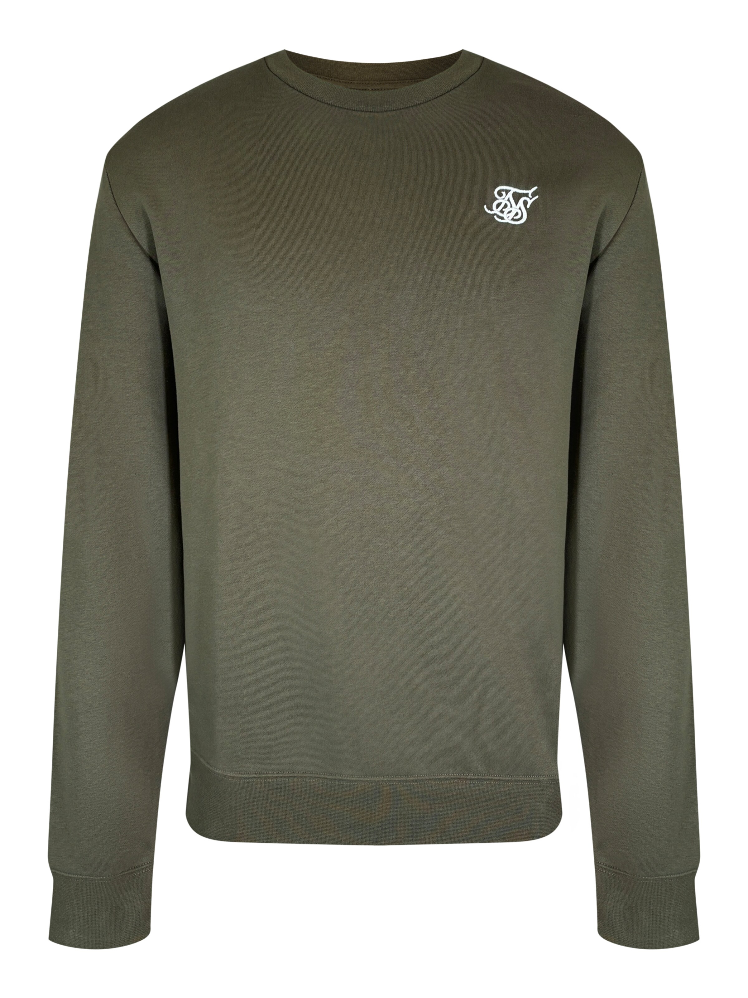 SikSilk Sweatshirt in Green: front