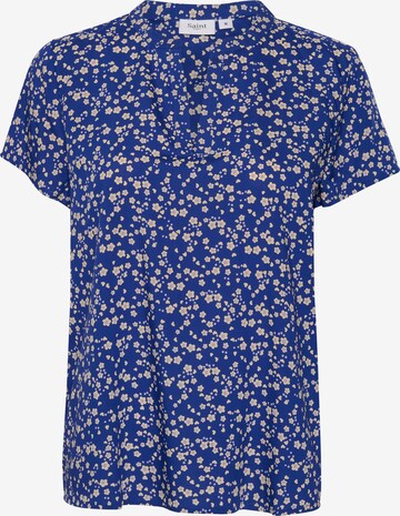 SAINT TROPEZ Blouse 'Tate' in Blauw: voorkant