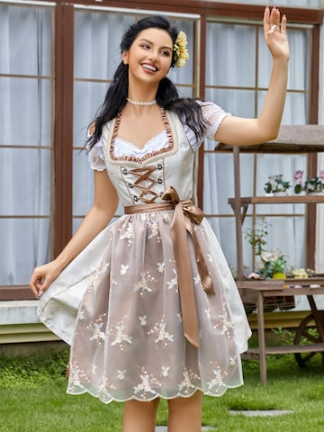 Yesfashion Dirndl in Orange