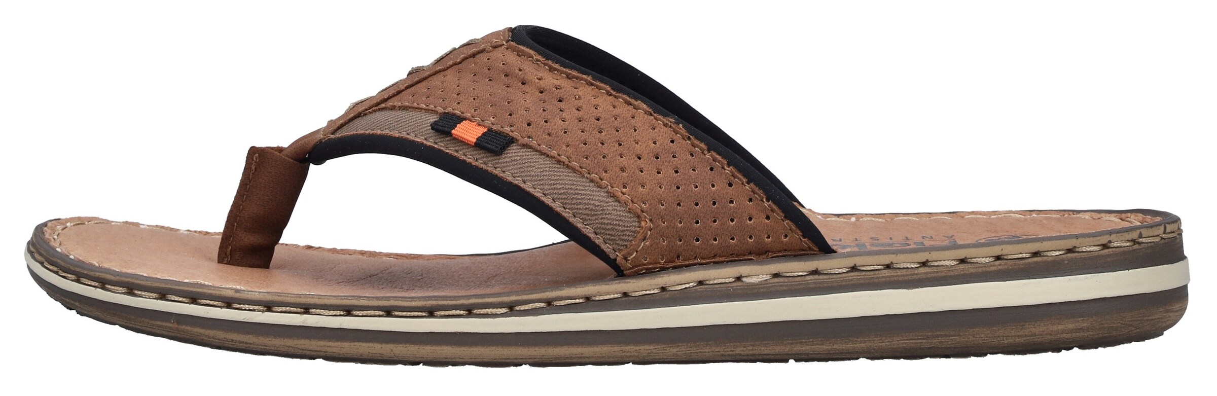 Tongs Rieker en marron