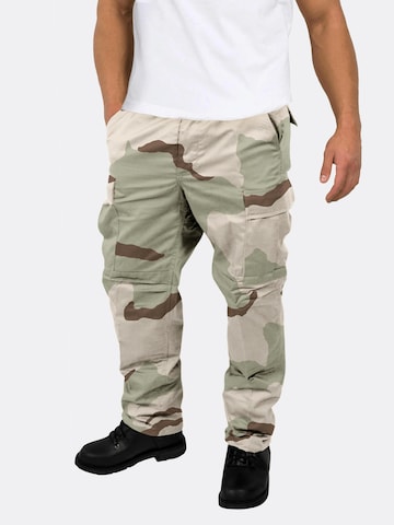 normani Regular Outdoor Pants 'Trooper' in Beige: front