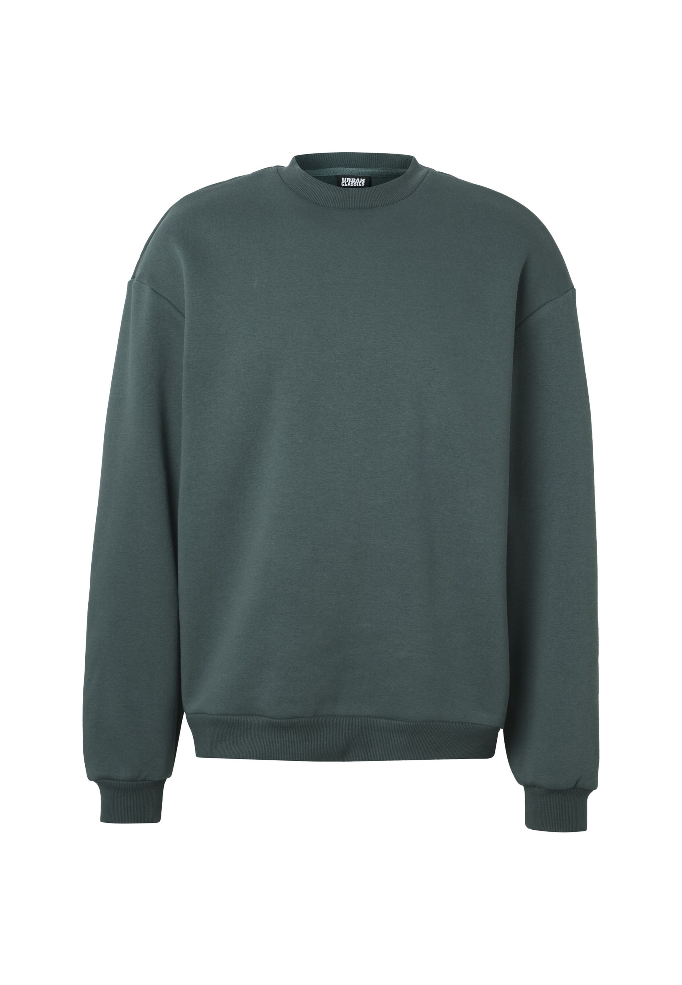 Urban Classics Sweatshirt in Green: front
