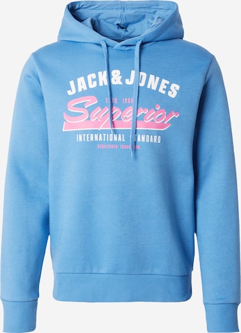 JACK & JONES Sweatshirt in Blue: front