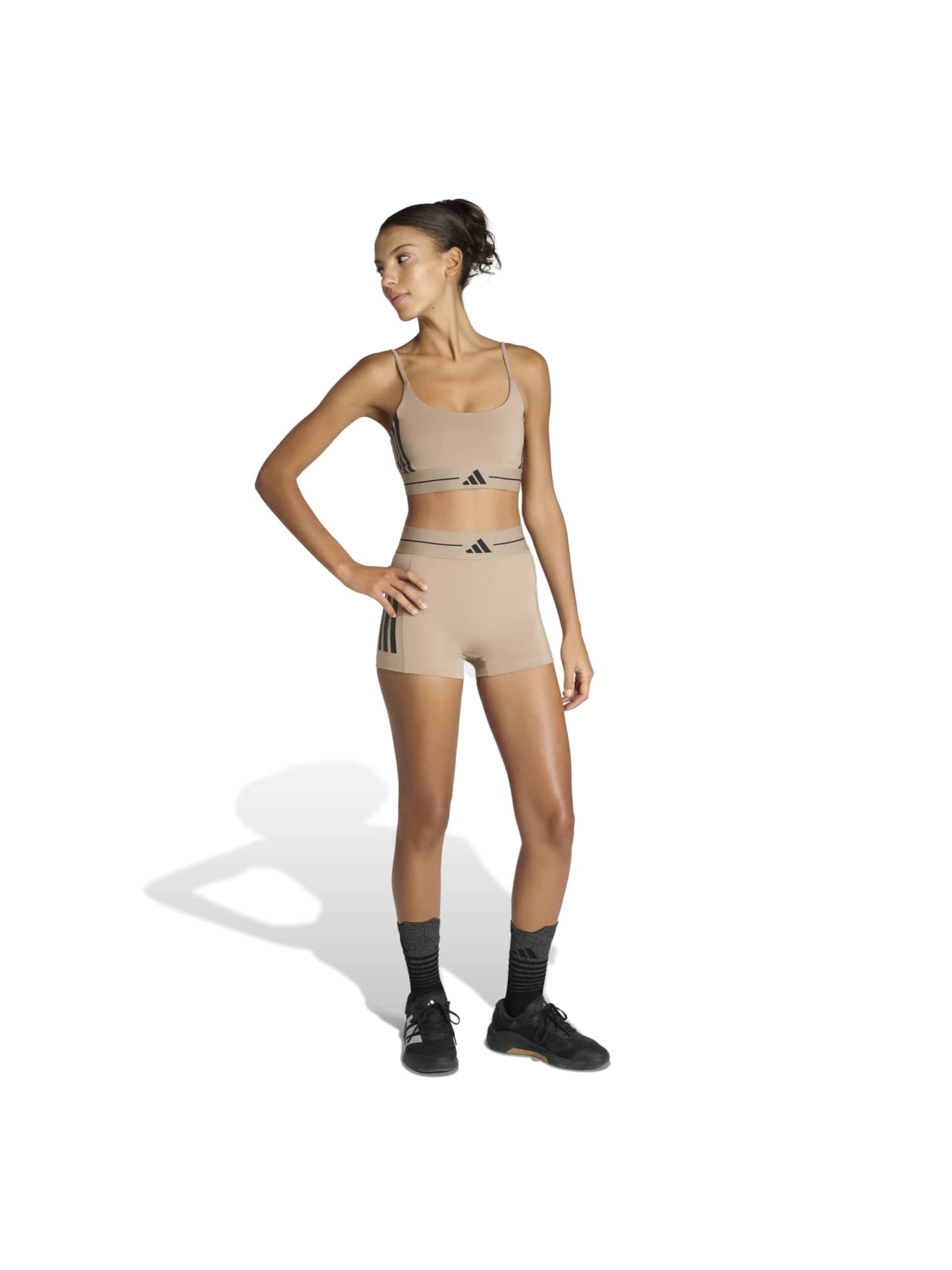 Skinny Pantaloni sportivi 'HYG' di ADIDAS PERFORMANCE in marrone