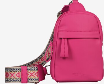 TOM TAILOR Backpack in Pink: front