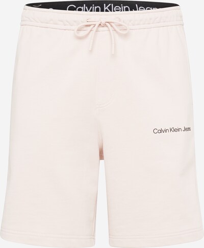 Pantaloni 'INSTITUTIONAL' Calvin Klein Jeans pe rosé / negru, Vizualizare produs