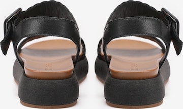 INUOVO Sandalen met riem in Zwart