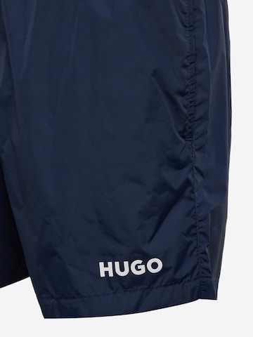 HUGO Red Plavecké šortky 'Haiti' - Modrá