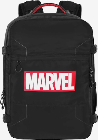 marvel Rucksack in Schwarz: Vorderseite