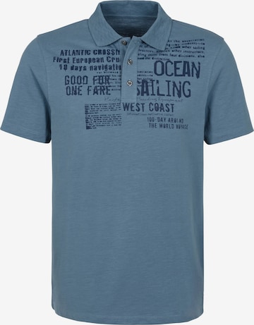 JOHN DEVIN Poloshirt in Blau: Vorderseite