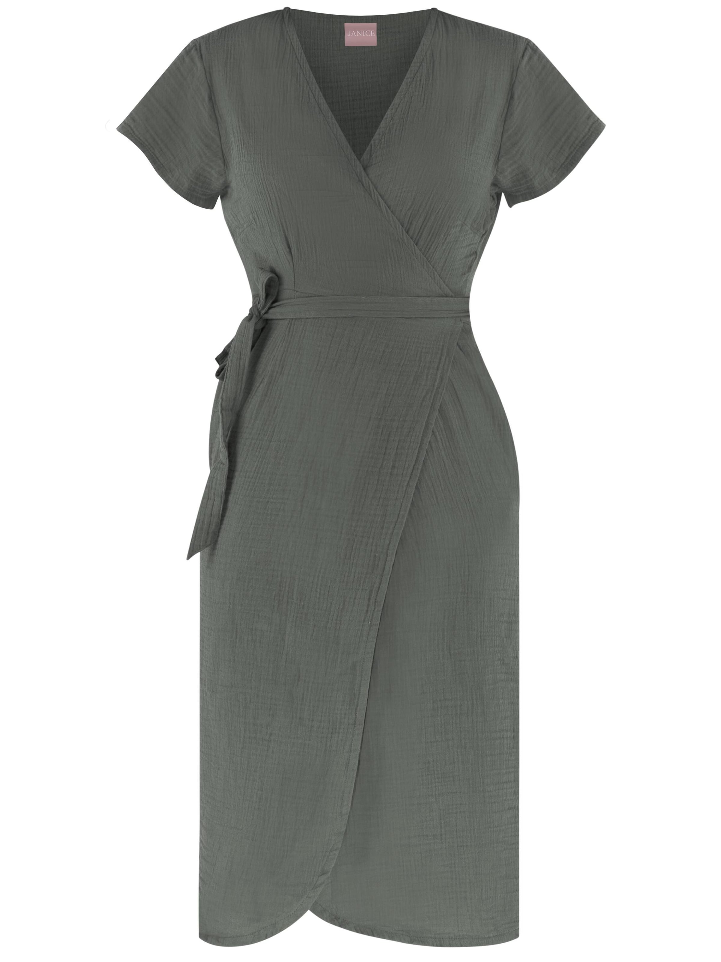 Janice Kleid ' Chadies ' in Grau: Vorderseite
