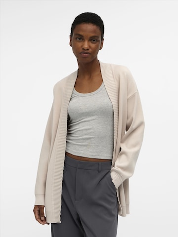 Cardigan 'REYNARD' OBJECT en beige : devant