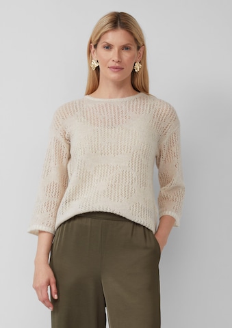 Pull-over s.Oliver BLACK LABEL en beige : devant