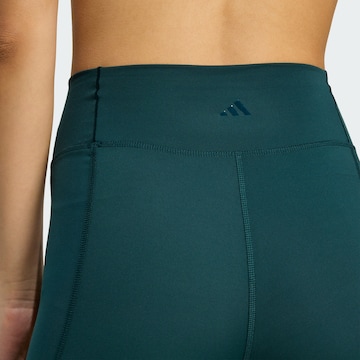 ADIDAS PERFORMANCE Skinny Sportbroek 'All Me Essentials' in Groen