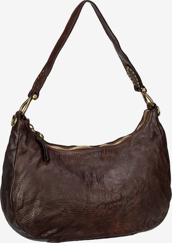 Campomaggi Shoulder Bag 'Grecale' in Brown: front
