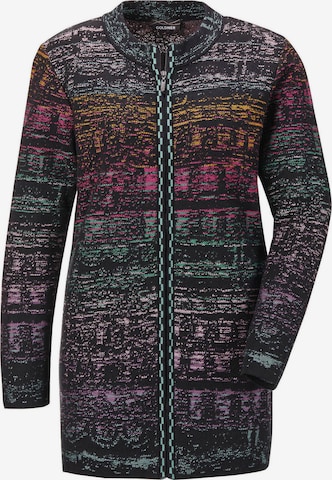 Goldner Strickjacke in Mischfarben: Vorderseite