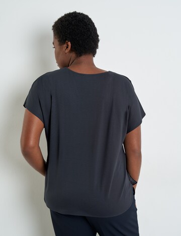 SAMOON Bluse in Blau