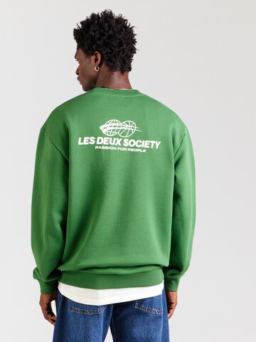 Les Deux - Sudadera 'Exhibition' en verde: frente