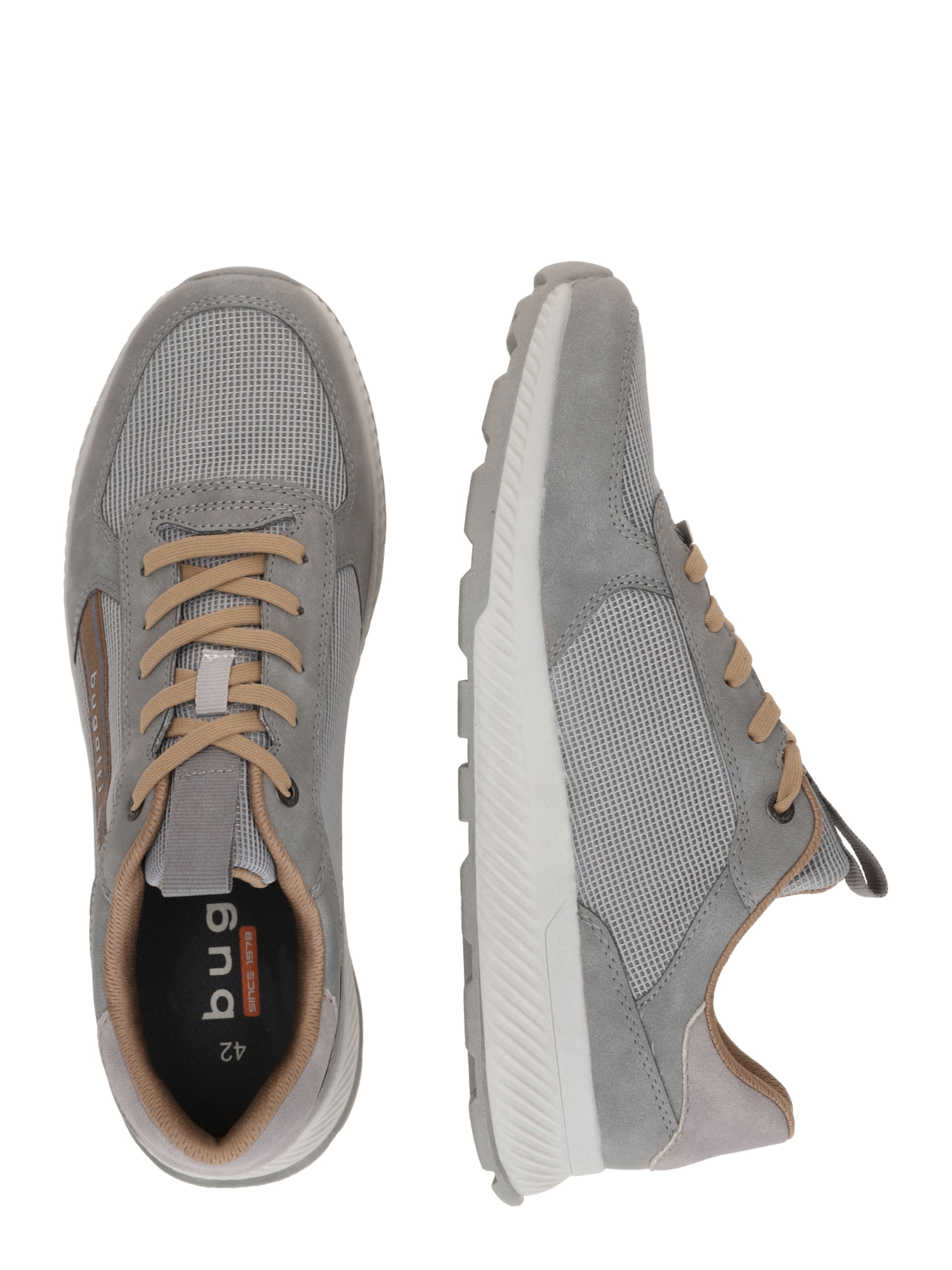 bugatti Σνίκερ χαμηλό 'AQV' σε γκρι