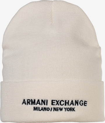ARMANI EXCHANGE Muts in Wit: voorkant