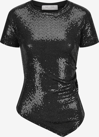 Nicowa Shirt 'TONIWI' in Zwart: voorkant