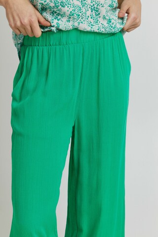 Wide Leg Pantalon 'MARRAKECH' ICHI en vert