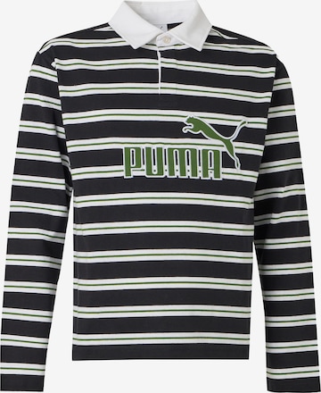 Tricou funcțional 'Essentials Elevated No.1' de la PUMA pe negru: față