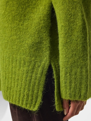 PIECES Sweater 'PCTina' in Green