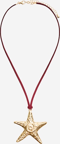 Bershka Ketju värissä punainen: etupuoli