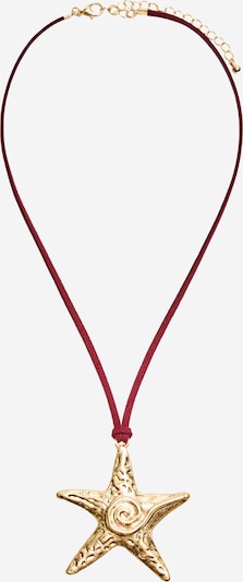 Bershka Ketju värissä kulta / grenadiini, Tuotenäkymä