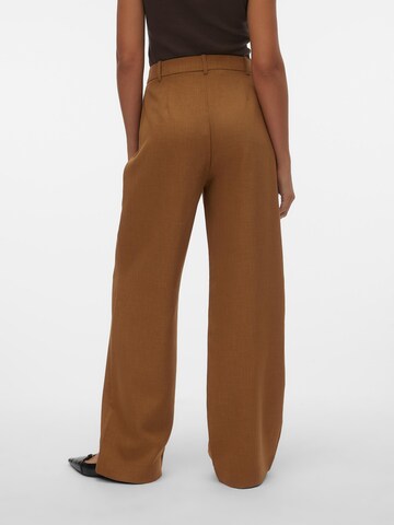 Wide Leg Pantalon 'MATHILDE' VERO MODA en marron