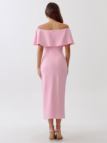 Tussah Kleid 'ELLY' in Pink: zadná strana