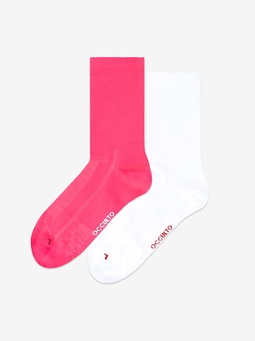 Occulto Athletic Socks 'Eddy' in Pink