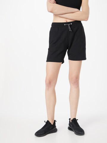 CMP Regular Outdoor Pants in Black: front