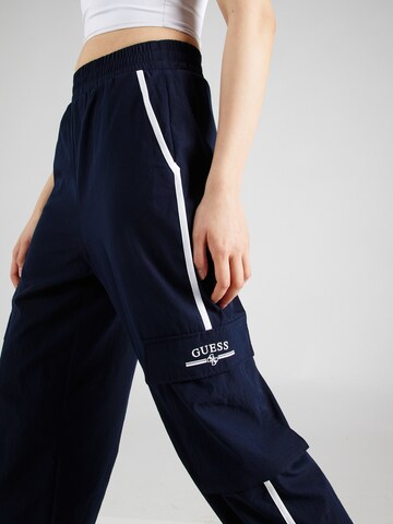 GUESS Tapered Cargohose 'ARLETH' in Blau