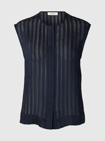 SELECTED Bluse in Blau