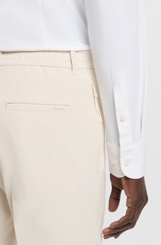 BOSS Slimfit Hose 'P-Genius' in Weiß