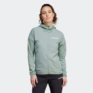 ADIDAS TERREX Outdoorjacke 'Xperior' in Grün: Vorderseite