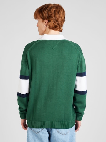 Tommy Jeans Пуловер в зелено