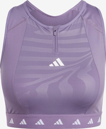 Soutien-gorge de sport 'Powerimpact' ADIDAS PERFORMANCE en violet : devant