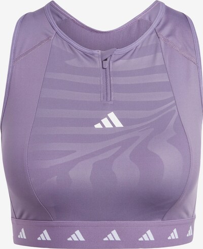 ADIDAS PERFORMANCE Sport bh 'Powerimpact' in de kleur Lavendel / Wit, Productweergave