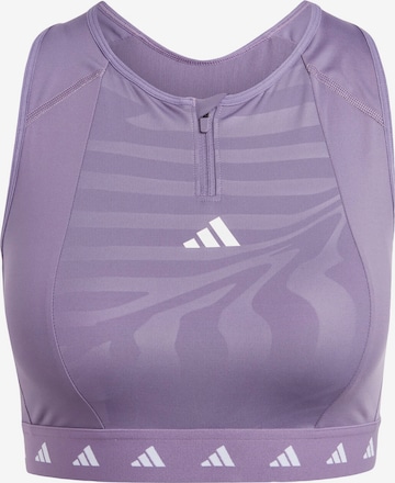 ADIDAS PERFORMANCE Sport bh 'Powerimpact' in Lila: voorkant