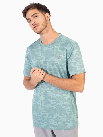 Maglia funzionale di Spyder in verde: frontale
